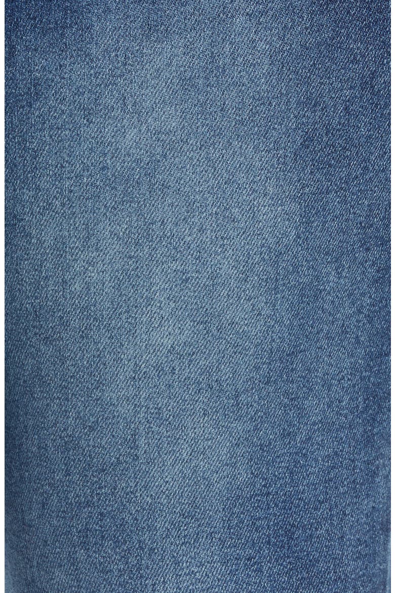 Wit and Wisdom Ab-Solution Raw Hem Crop Straight Leg Jeans (Nordstrom Exclusive), Alternate, color, MBLA-MID BLUE ARTISANAL