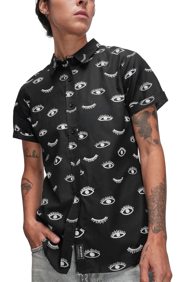 The Essential Button Up, Main, color, WINK BLACK