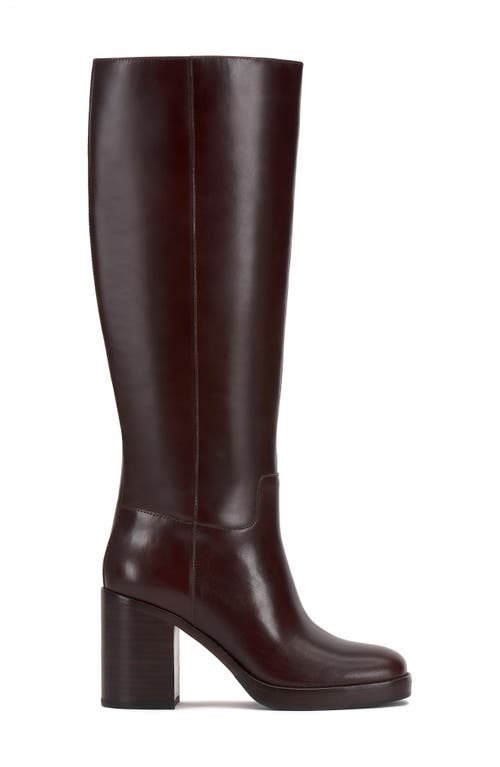 Vince Camuto Gibi Knee High Boot In Burgundy