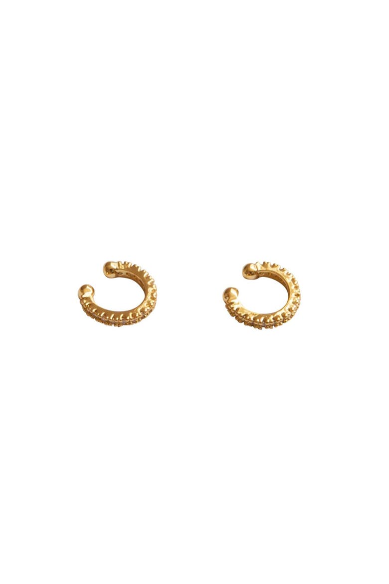 Pavé Gold Ear Cuff, Main, color, Gold