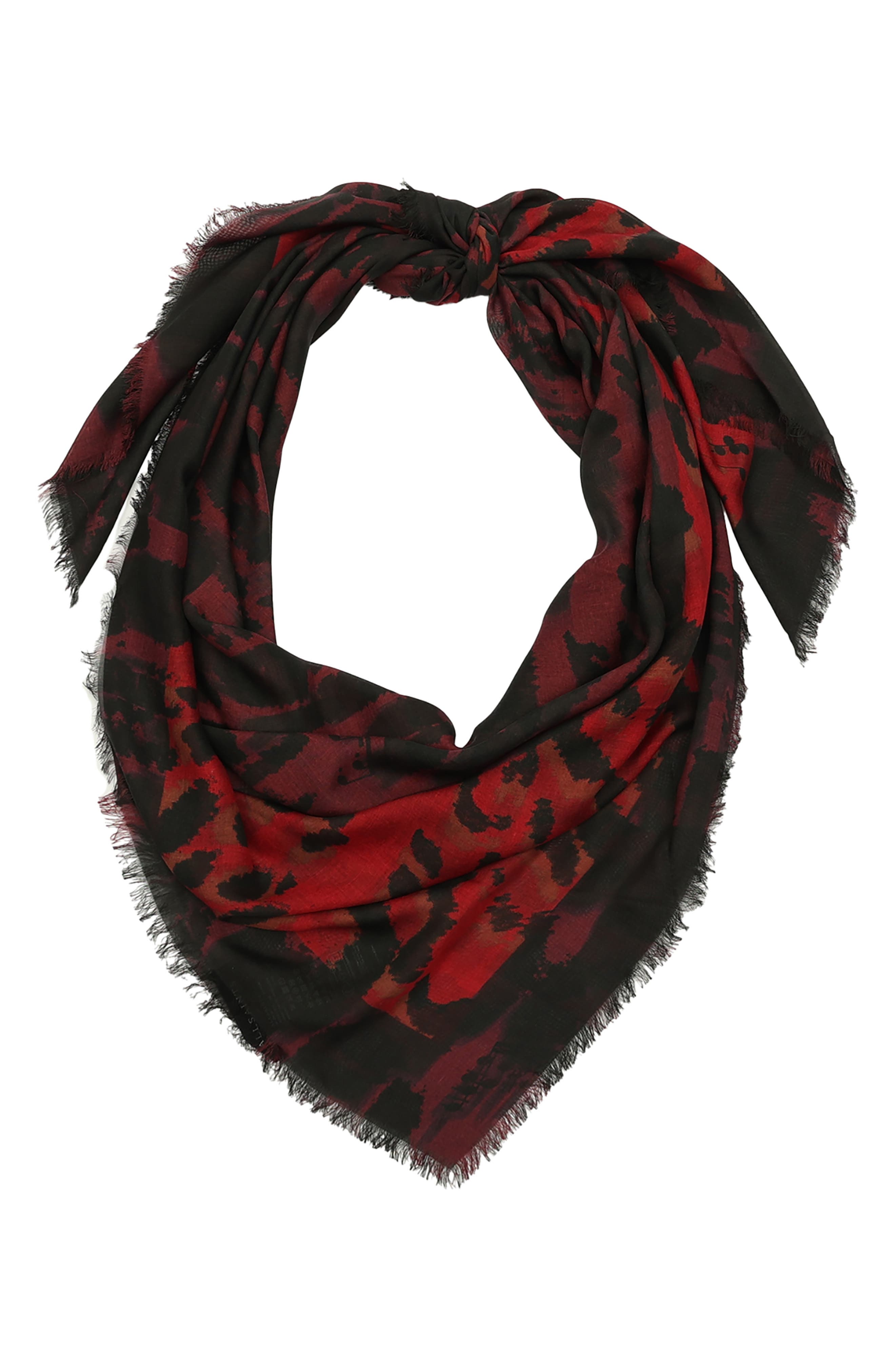 AllSaints Teresa Siren Silk Square Scarf