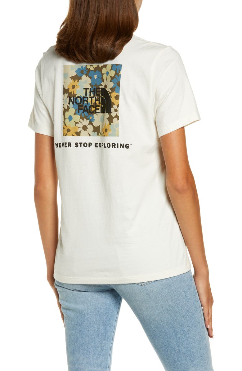 The North Face Women's Box Logo Graphic Tee, Alternate, color,