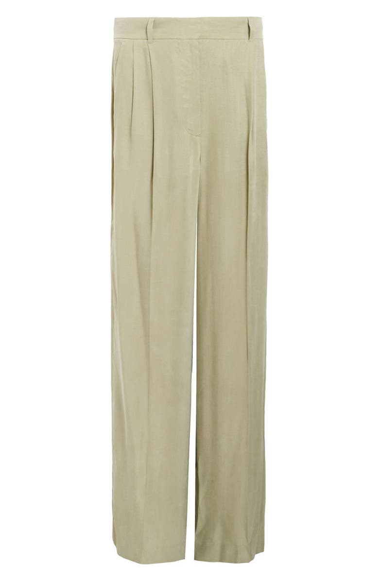 AllSaints Averie Ten Pleated Wide Leg Pants, Alternate, color, 