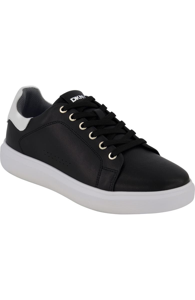 DKNY Contrast Perforation Low Top Sneaker, Main, color,