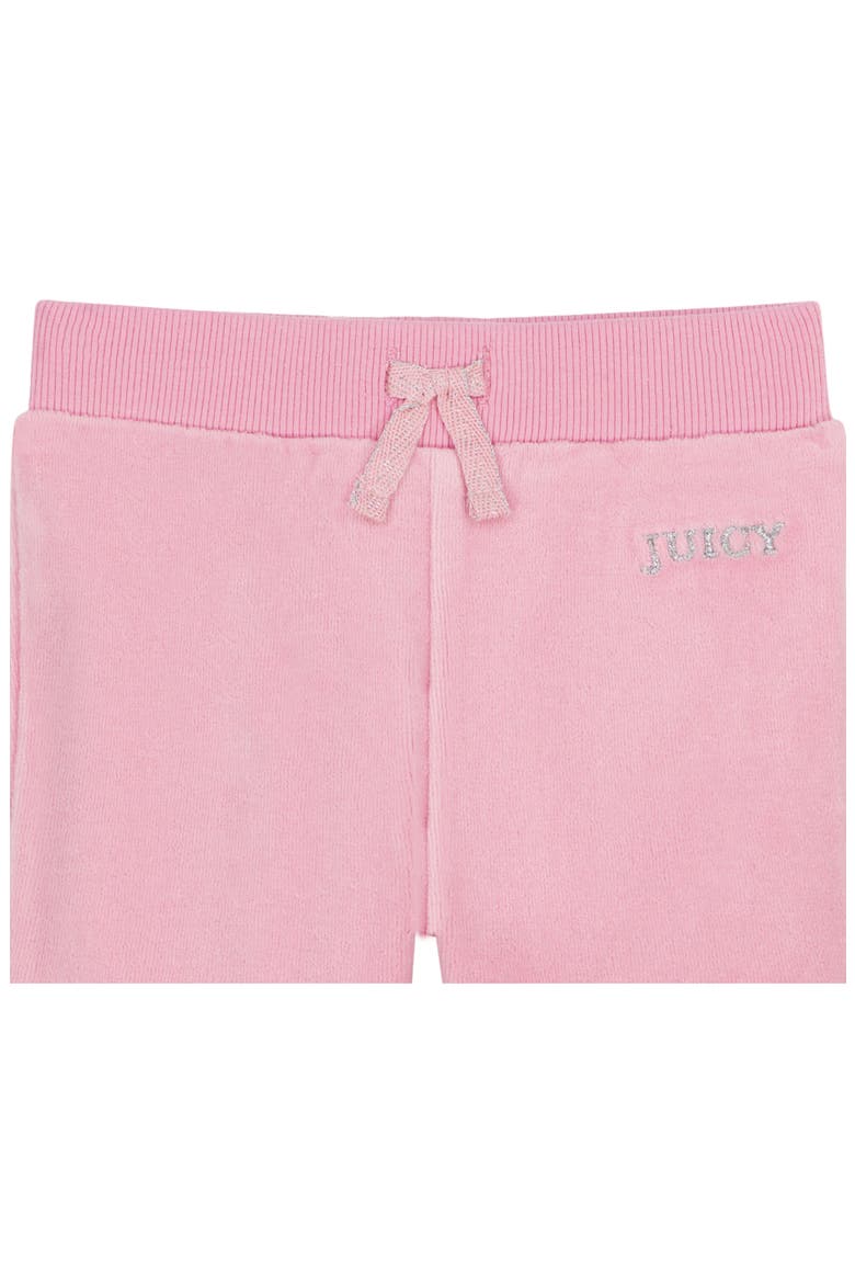 Kids' Velour Hoodie & Joggers 2-Piece Set, Alternate, color, PINK