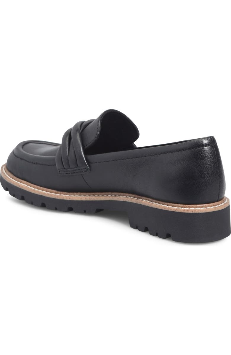 Comfortiva Lilac Lug Sole Loafer, Alternate, color, Black