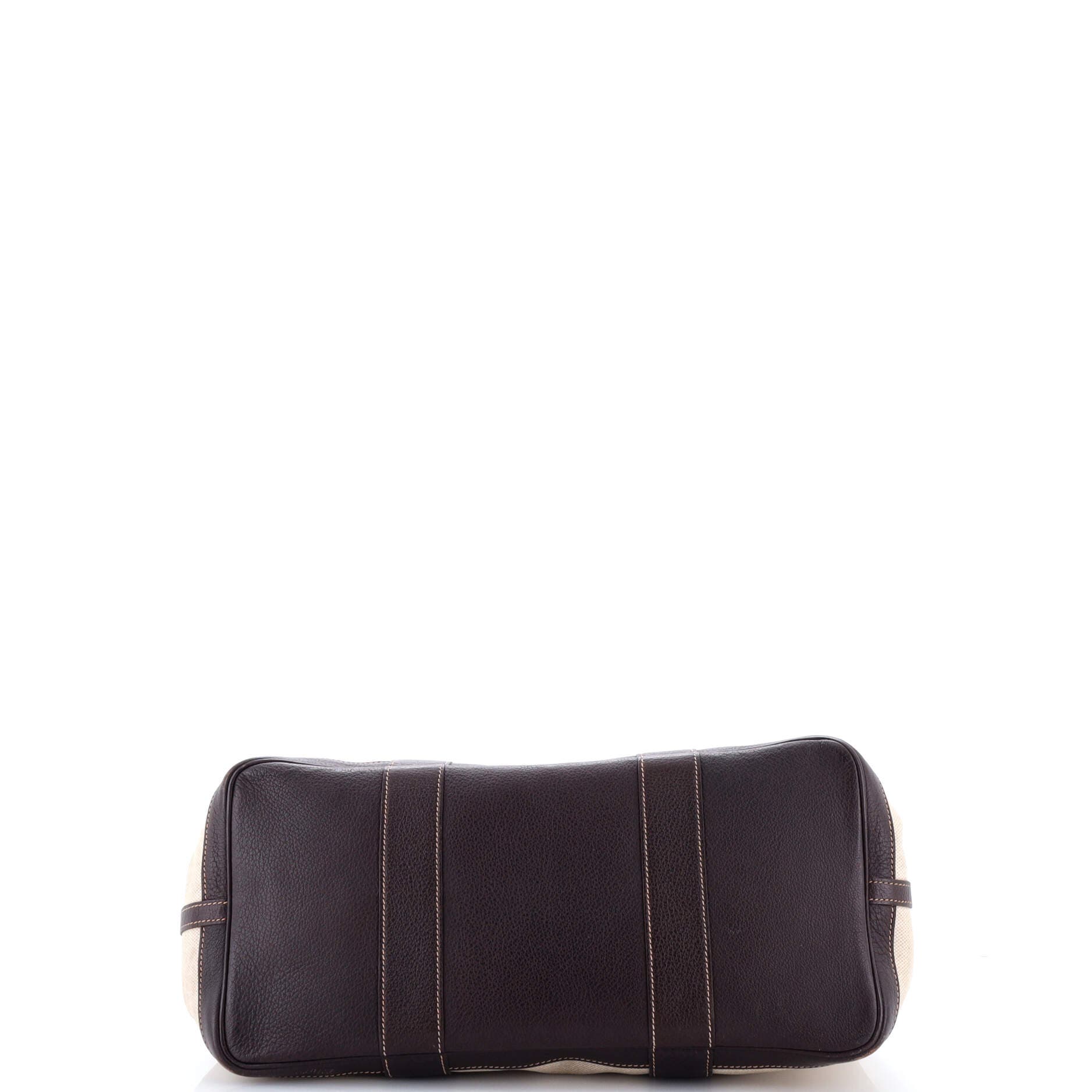 Pre-Owned Hermes Garden Party Tote Toile and Leather 36, Alternate, color, Cocaon