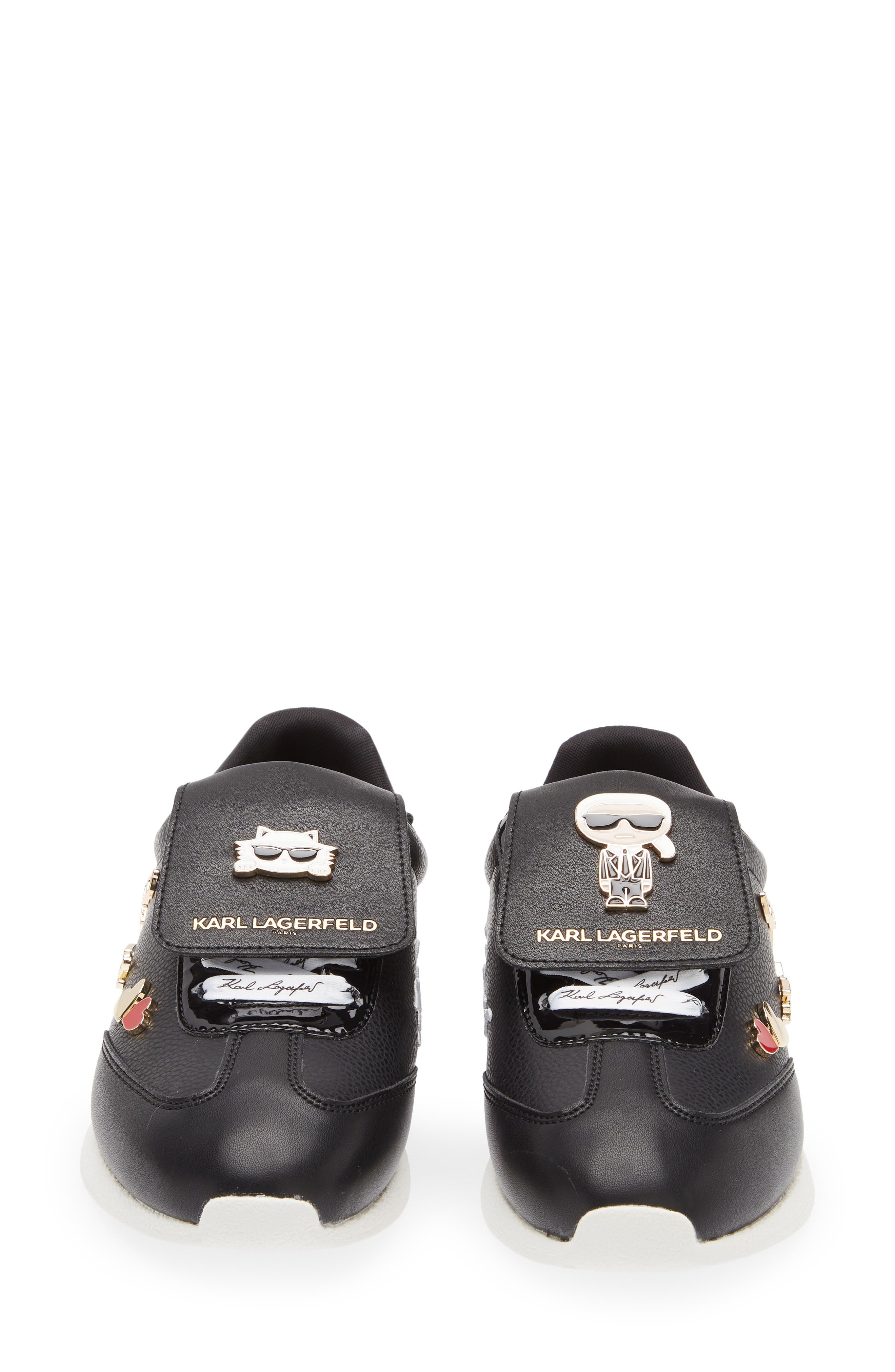 KARL LAGERFELD PARIS Margey Sneaker, Alternate, color, Black