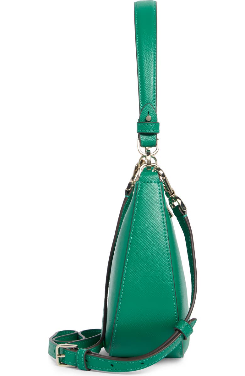 Kate Spade New York leather convertible shoulder bag, Alternate, color, Wintergreen