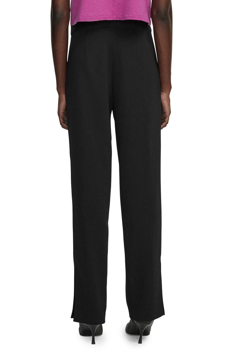 rag & bone Cameron Crepe Slim Leg Pants, Alternate, color, Black