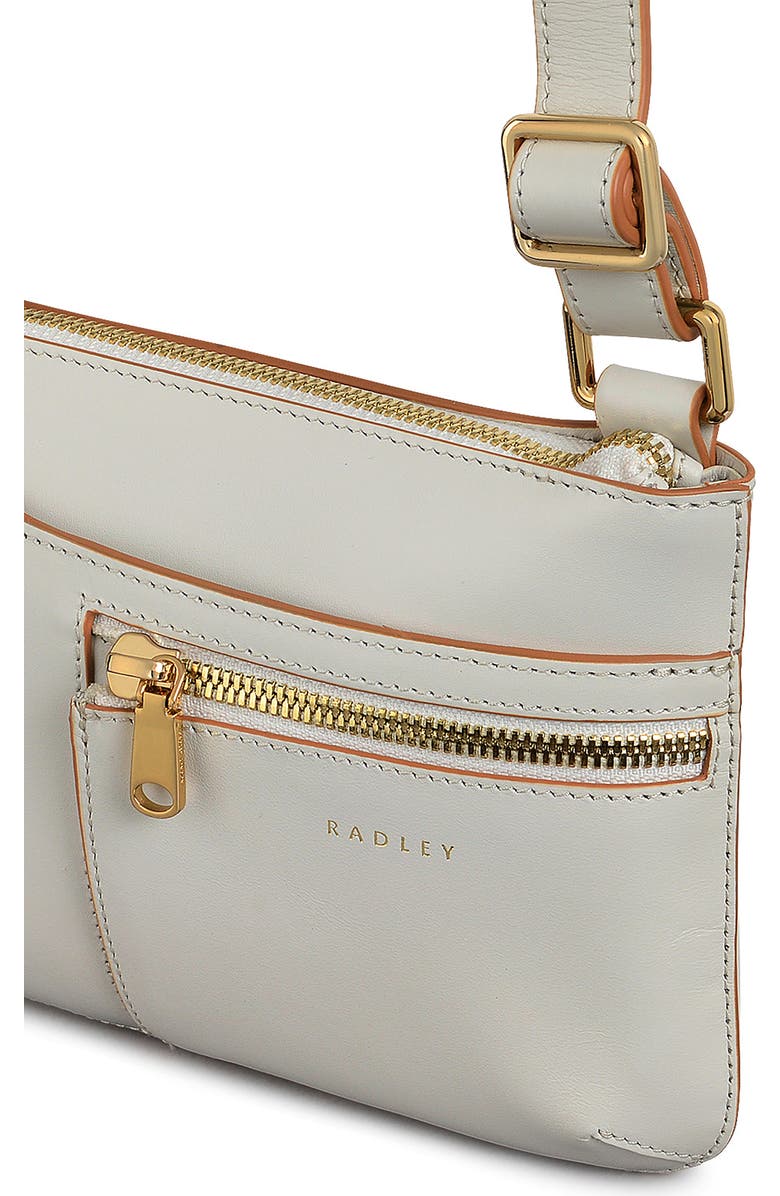 Radley Pockets Mini Zip Top Crossbody Bag, Alternate, color, Chalk