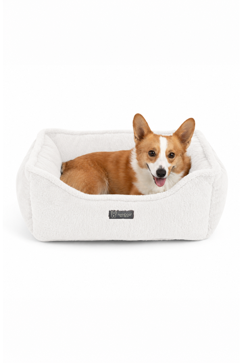 Super Cloud Dog  Bed- Reversible Cat & Dog Bed, Alternate, color, Pearl White