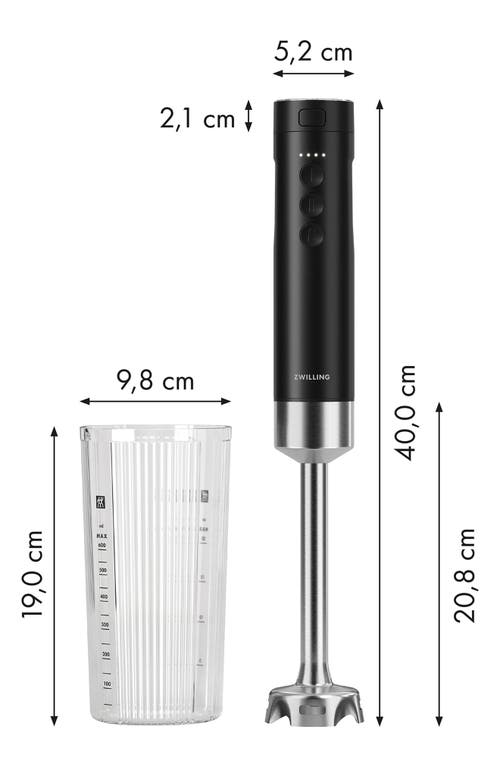 Zwilling Xtend Cordless Immersion Blender In Black