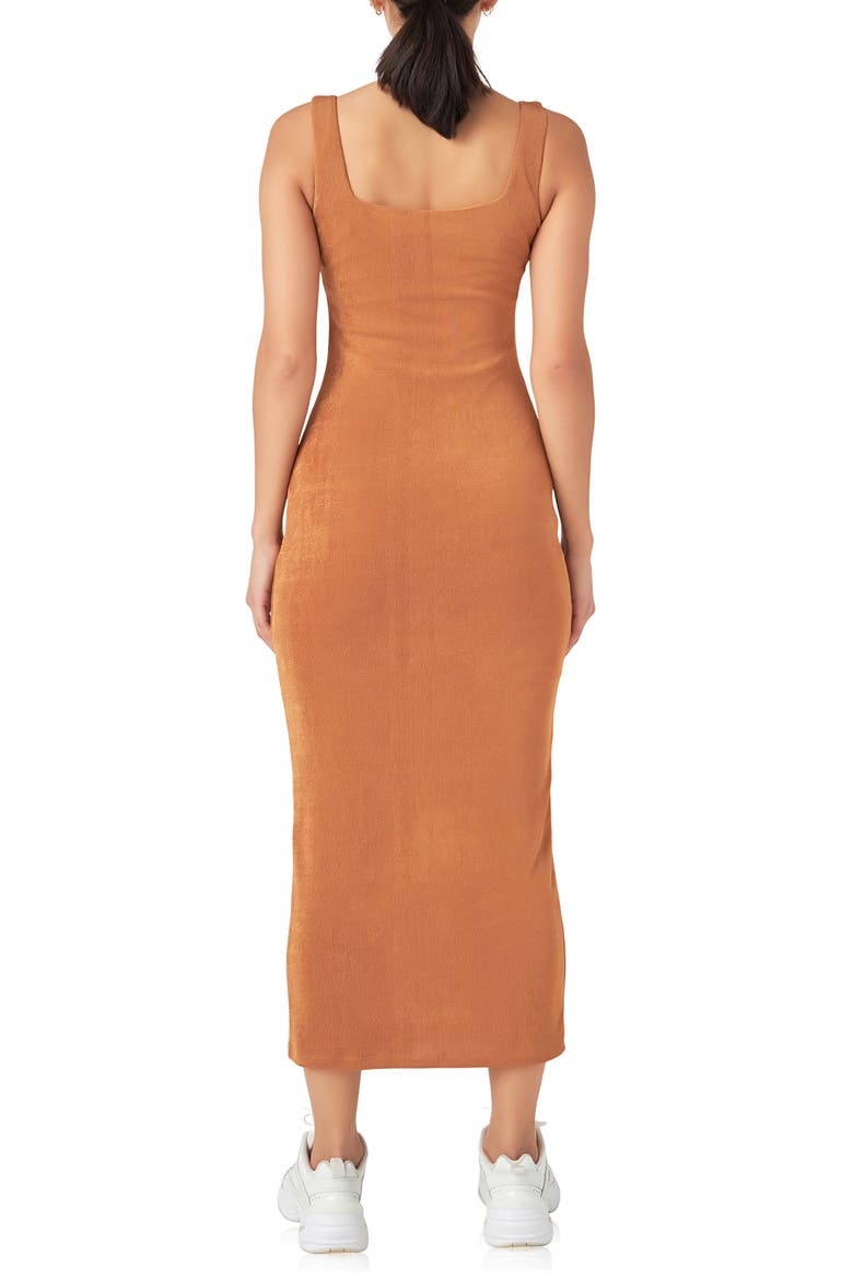 Sleeveless Woven Dress, Alternate, color, CAMEL