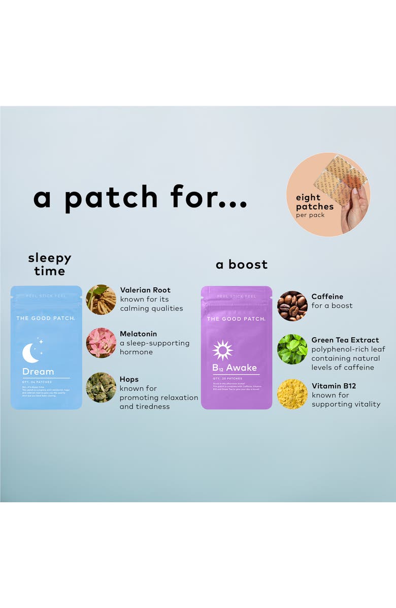 The Good Patch Rise and Shine Wellness Patch Set, Alternate, color, NO COLOR