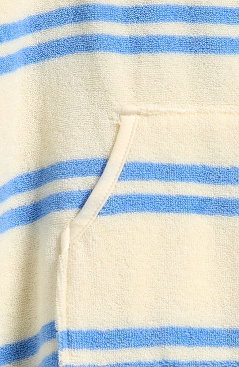 Sunnylife Kids' Sammy Stripe Hooded Terry Towel, Alternate, color, Blue