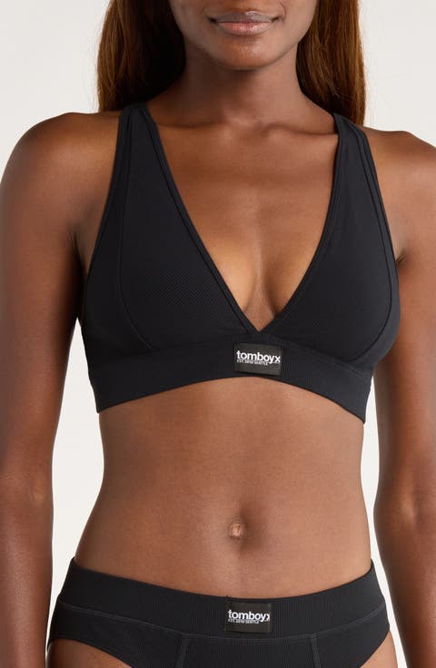 Rib Wireless Plunge Bra (Regular & Plus)