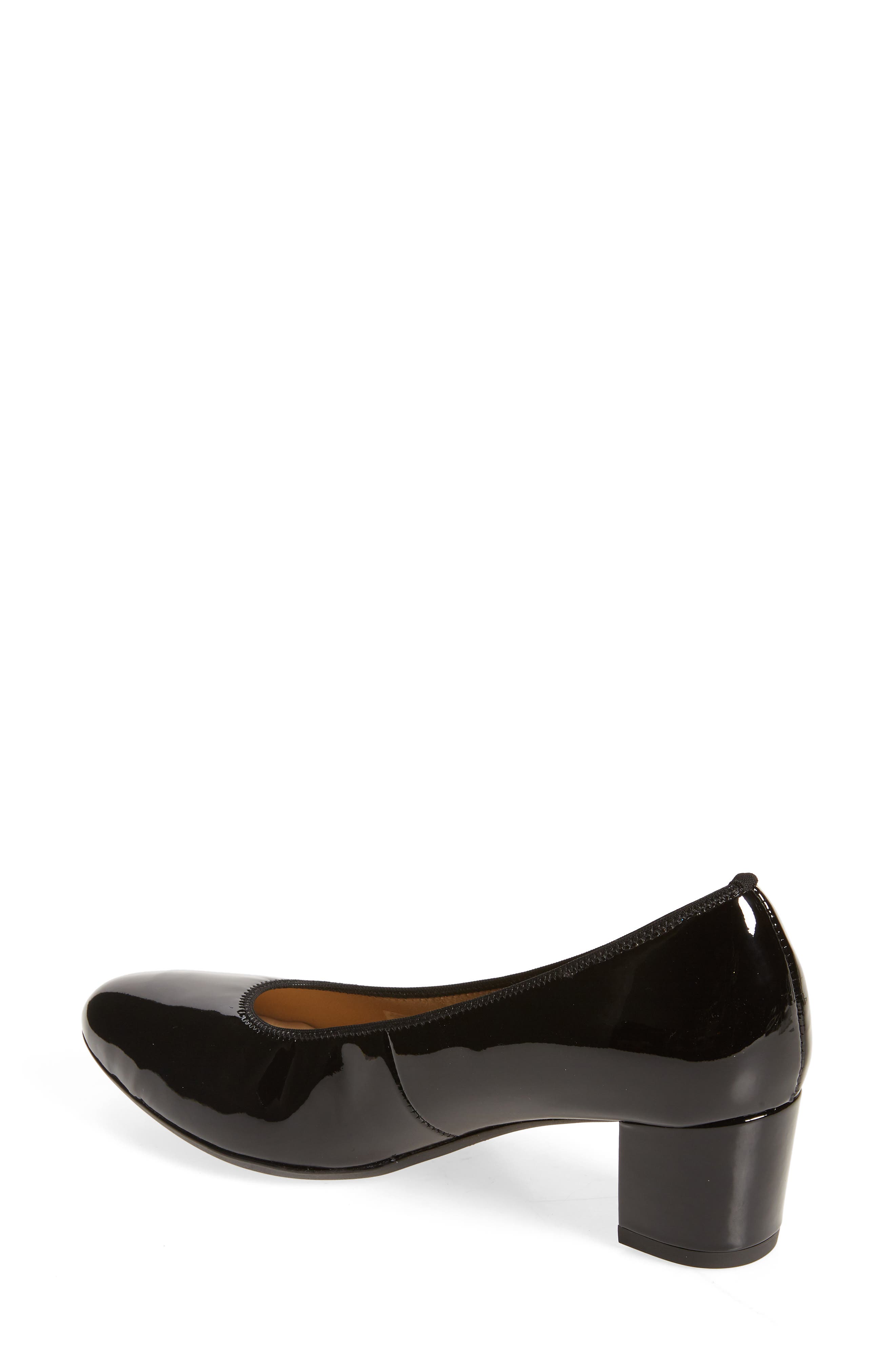 Kendall Pump, Alternate, color, BLACK PATENT LEATHER