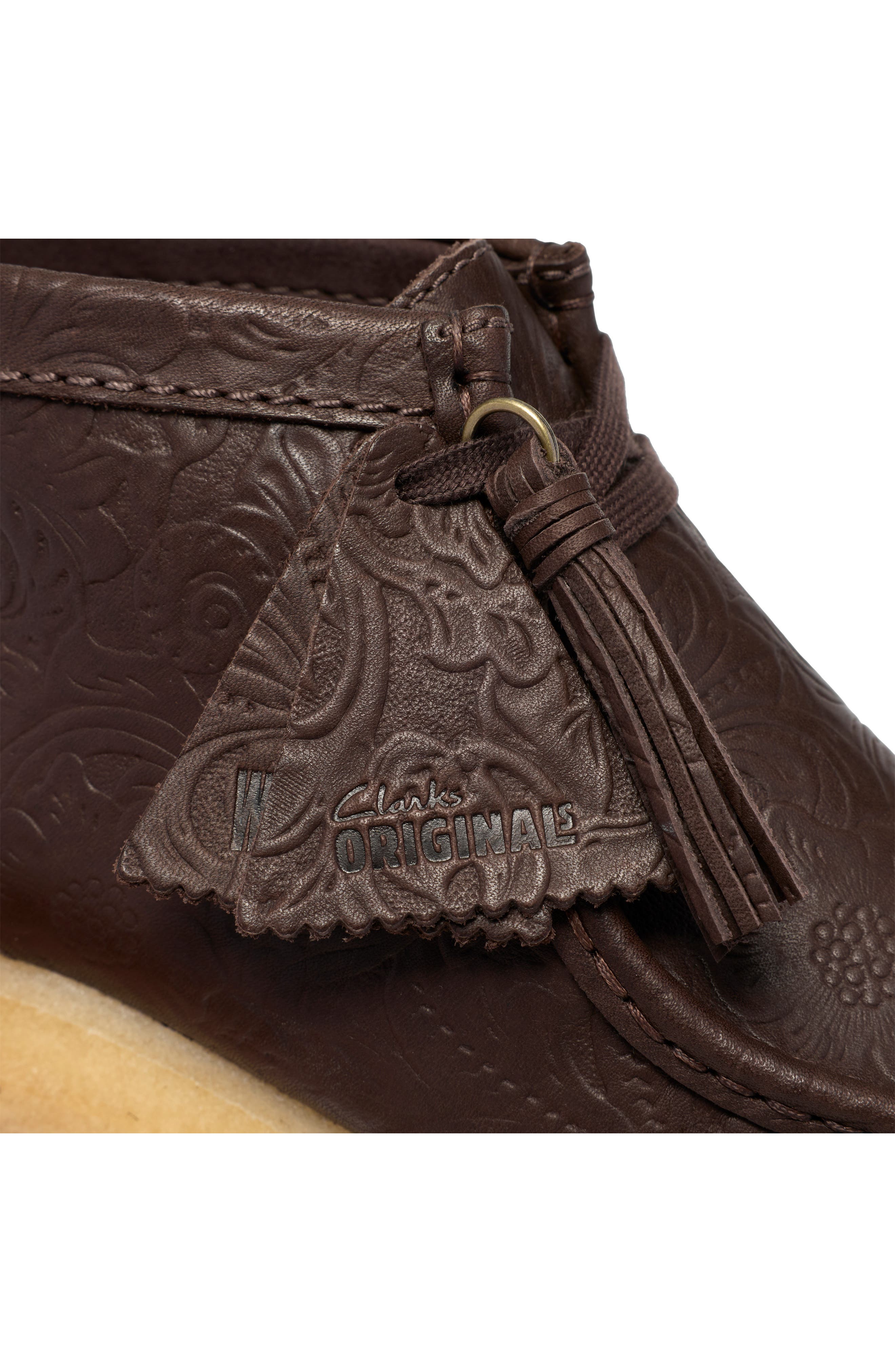 Wallabee Boot, Alternate, color, BROWN LEATHER