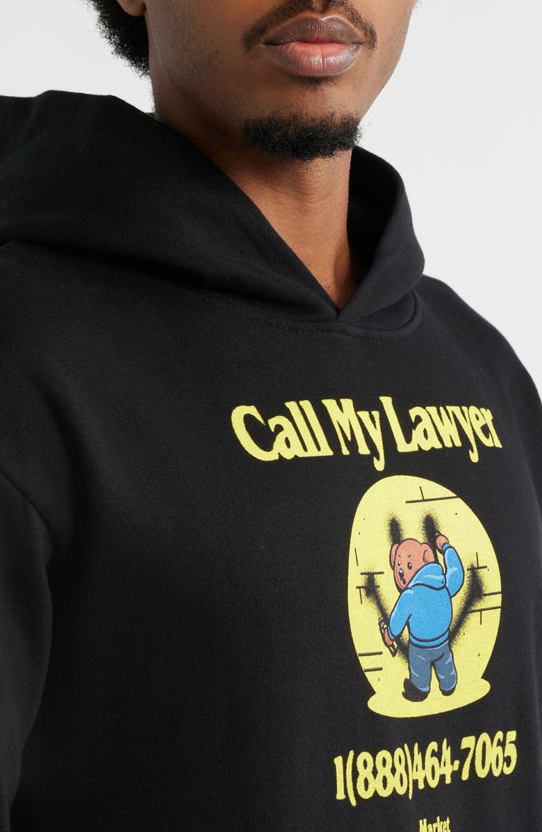 MARKET SMILEY<sup>®</sup> Call My Lawyer Hoodie, Alternate, color, Jet-Black