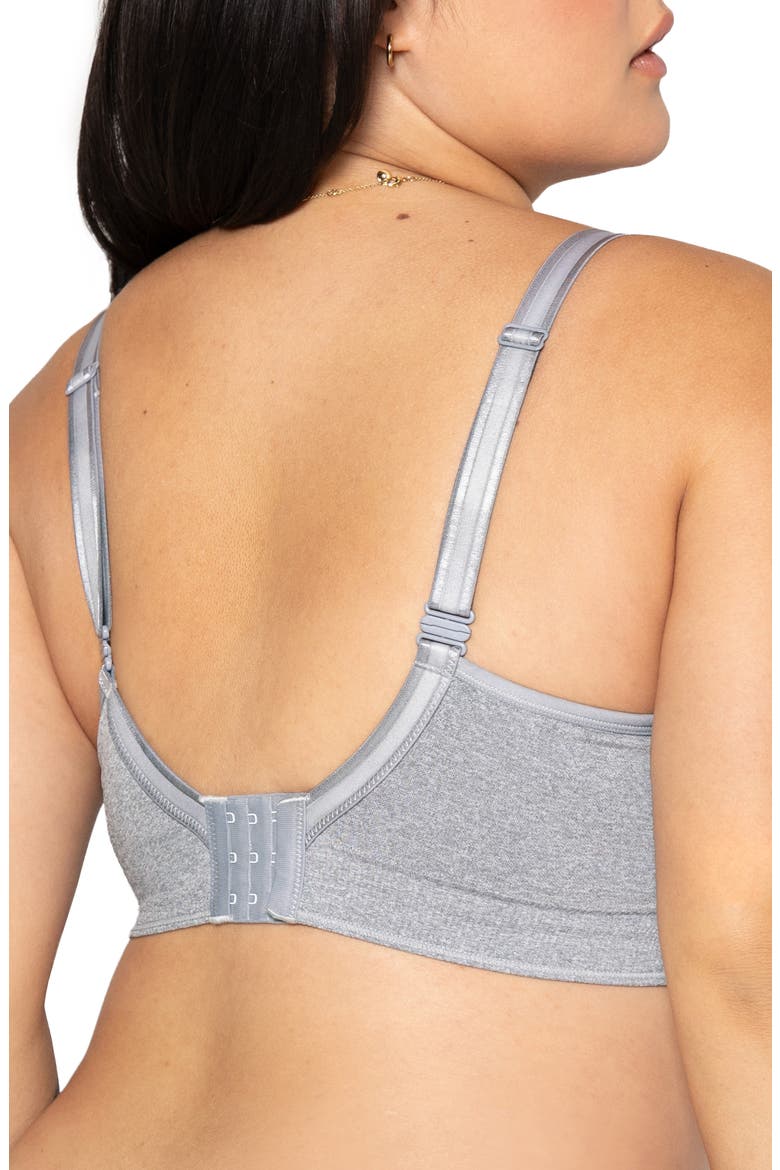 Smooth Seamless Comfort Bralette, Alternate, color, GREY HEATHER