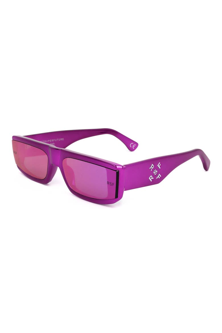 64mm Square Sunglasses, Alternate, color, PINK