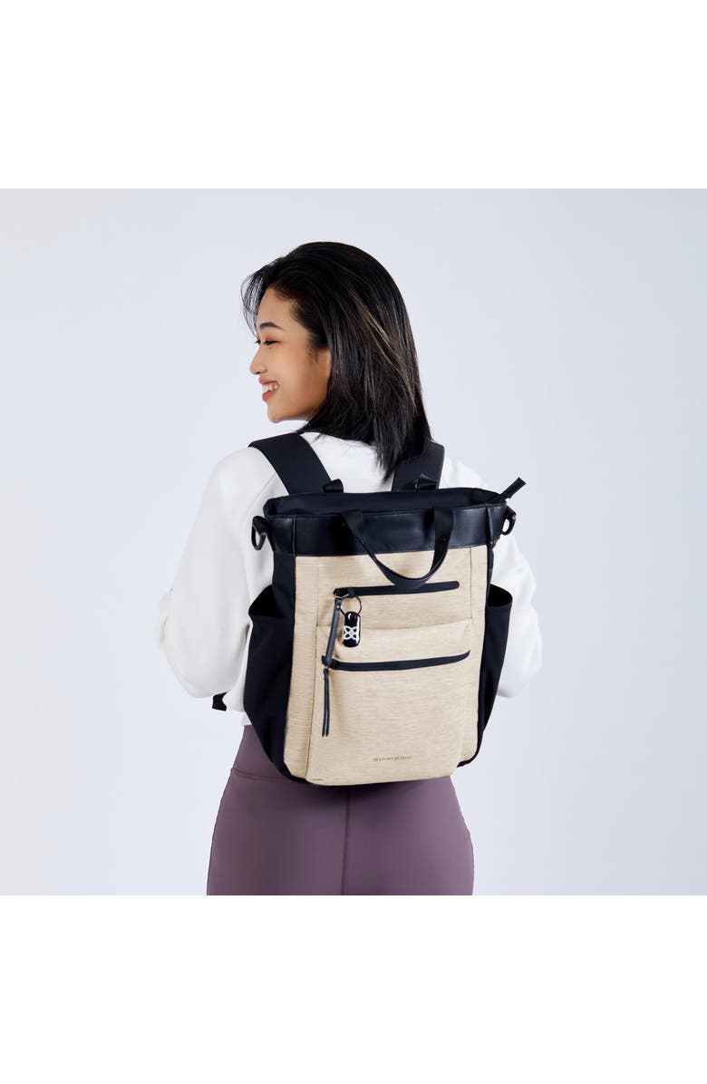 Sherpani Soleil Anti Theft Convertible Backpack, Fits 15 Inch Laptop, Alternate, color, Straw