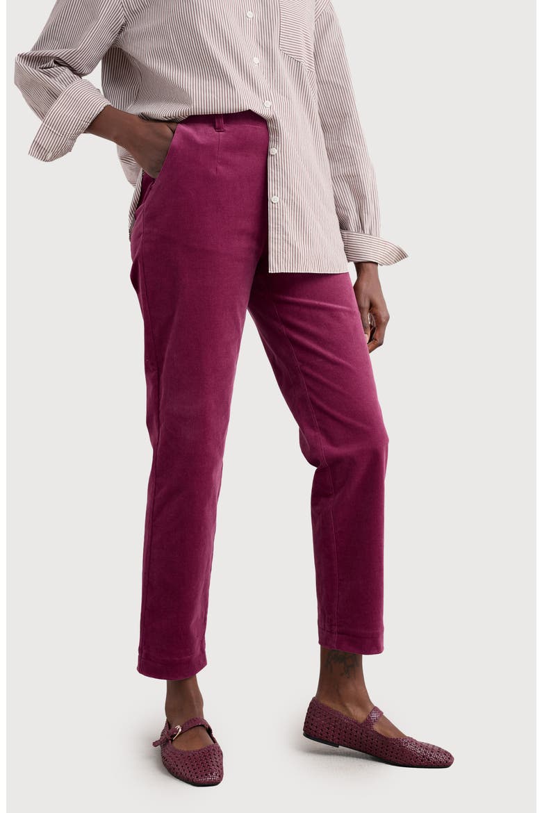 Crackington Sailor Button Crop Pull-On Pant, Main, color, CLOVE