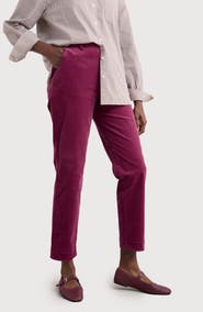 Seasalt Cornwall Crackington Sailor Button Crop Pull-On Pant