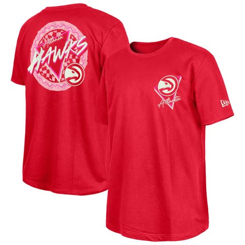 Red Atlanta Hawks Glow-in-the-Dark T-Shirt