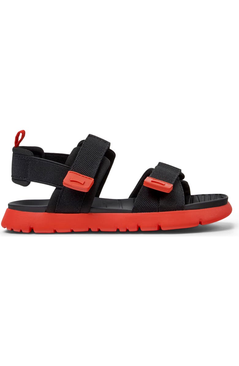 Camper Kids' Oruga Sandal, Alternate, color, Black
