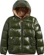 Save The Duck Kids' Artie Water Resistant Quilted Puffer Jacket
