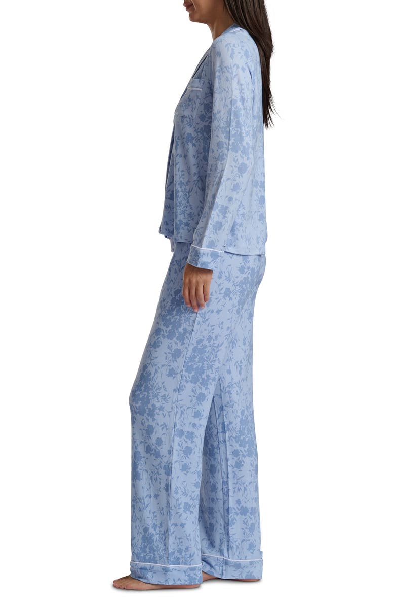 Splendid Print Long Sleeve Pajamas, Alternate, color, Falling Floral