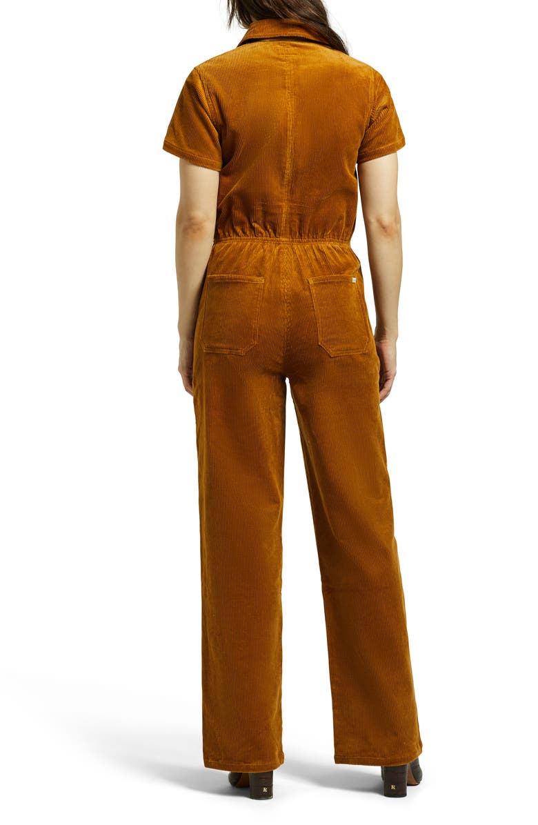 Brixton Stretch Cotton Corduroy Utility Jumpsuit, Alternate, color,
