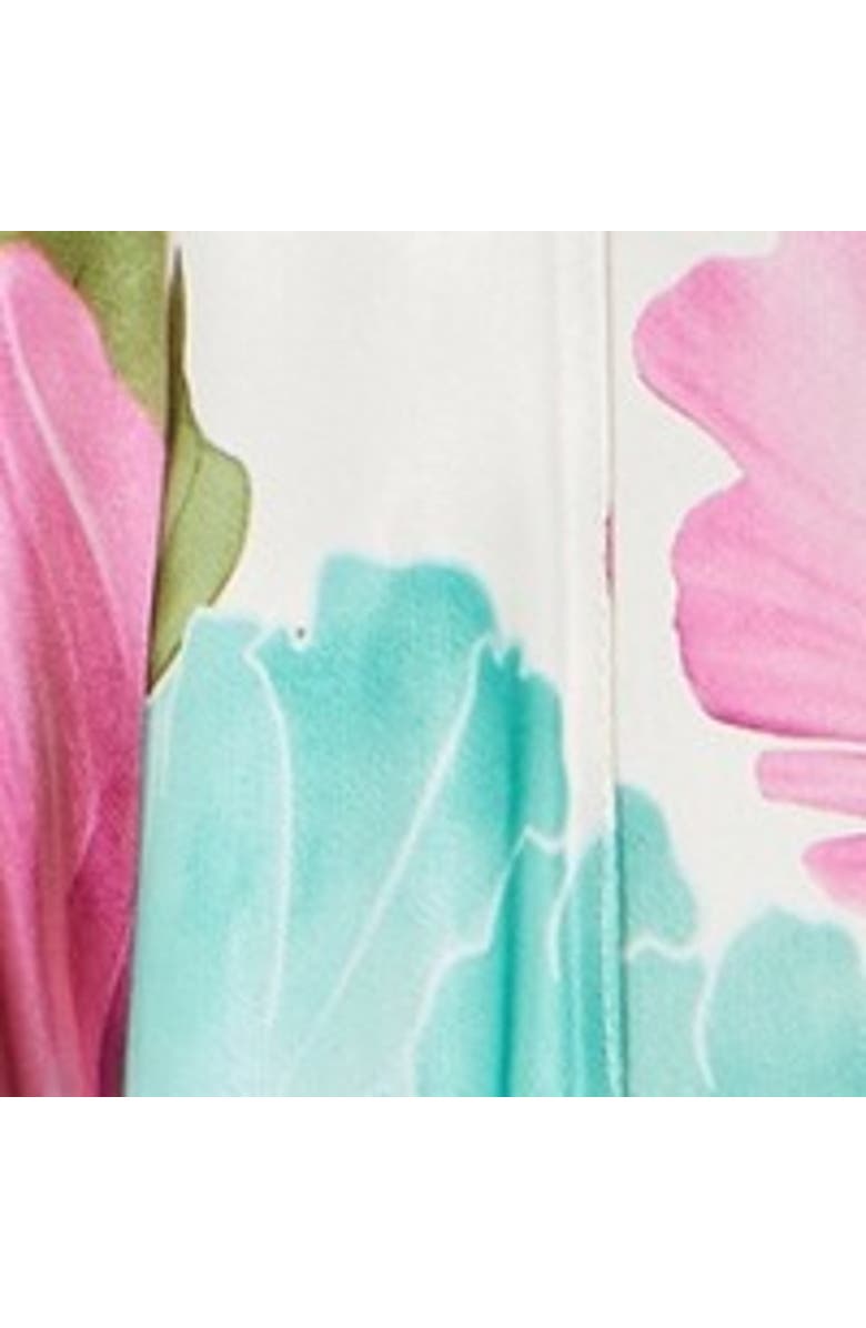 Yumi Floral Print Relaxed Jacket, Alternate, color, White