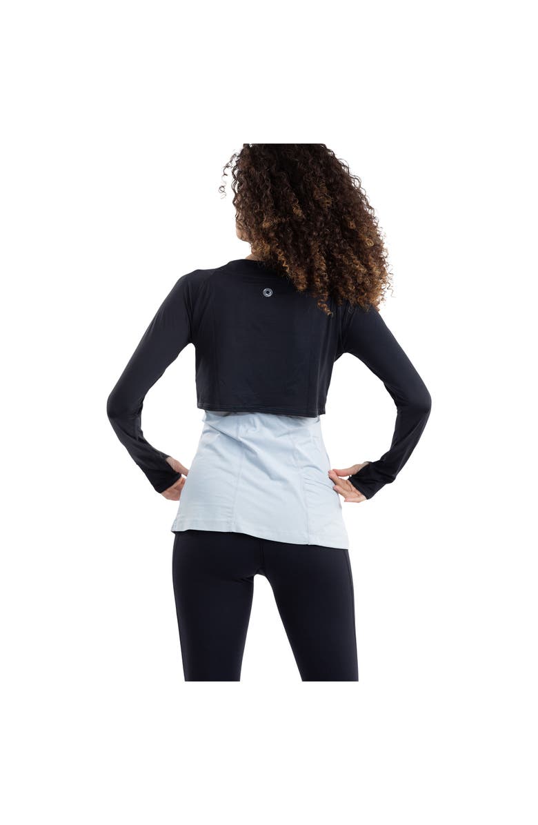 BloqUV Women's Crop Top, Alternate, color, Black