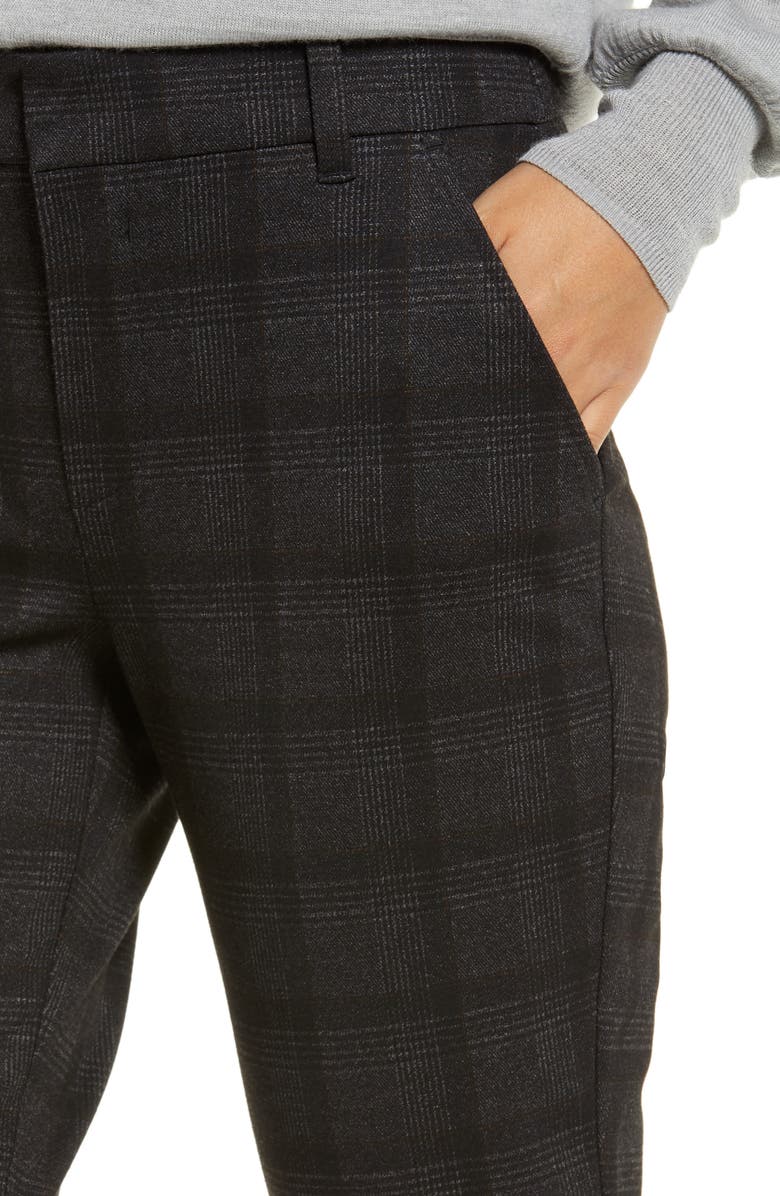 Wit & Wisdom 'Ab'Solution Plaid Ankle Trousers, Alternate, color,