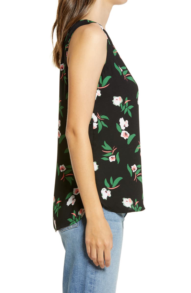 Halogen<sup>®</sup> Scoop Neck Woven Shell, Alternate, color,