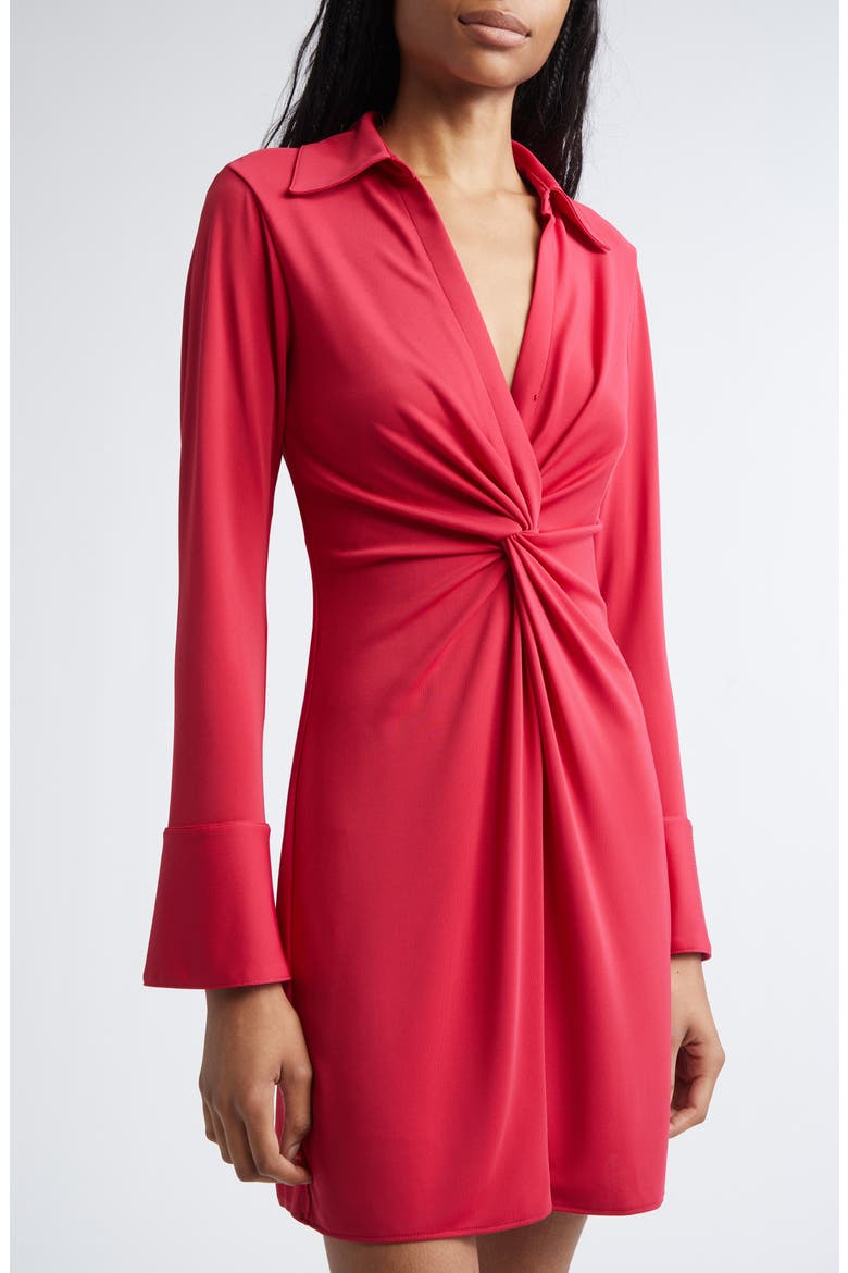 McKenna Matte Jersey Minidress, Alternate, color, BURGUNDY PLUM