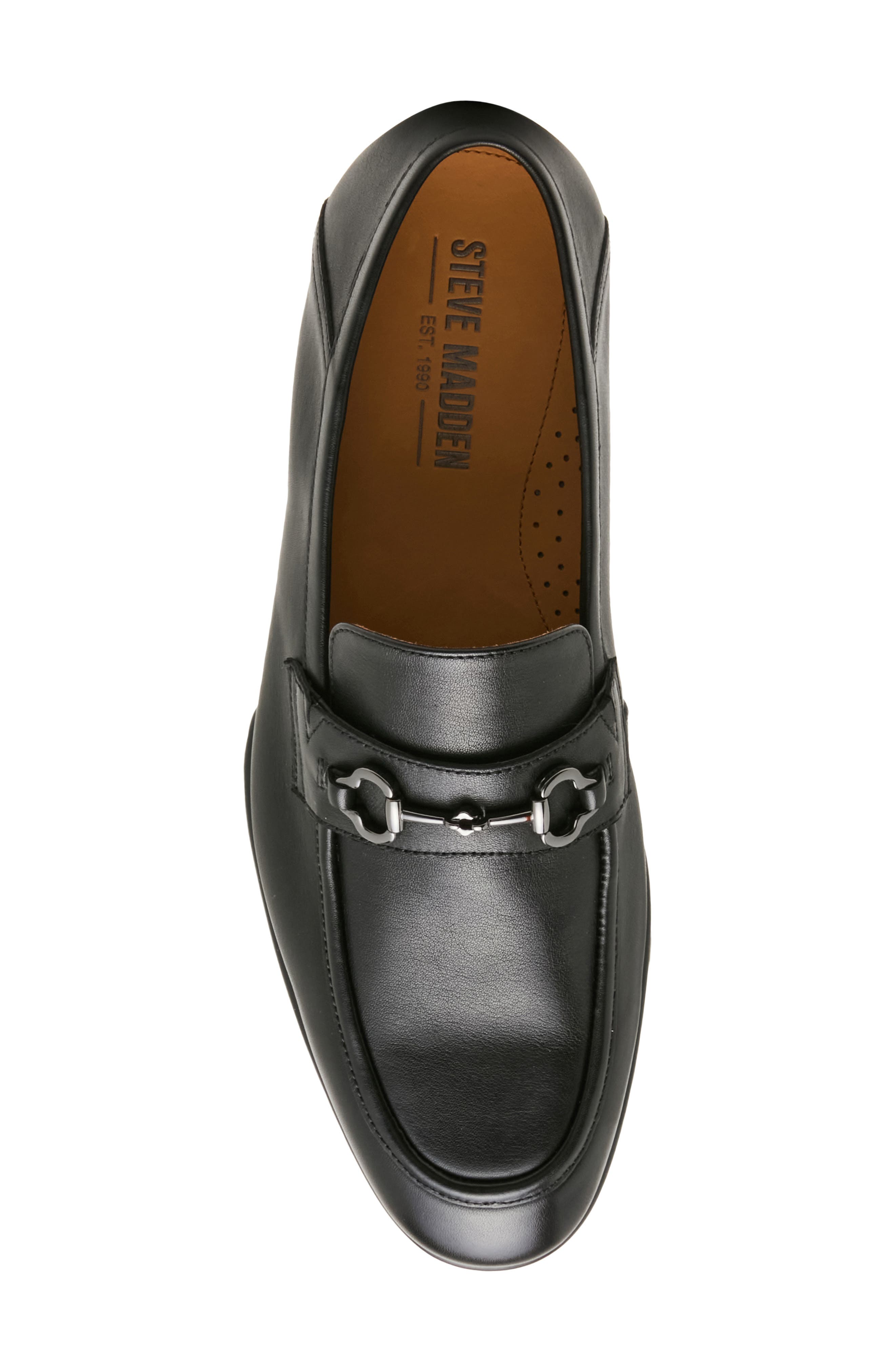 Beckham Leather Bit Loafer, Alternate, color, BLACK LEATHER