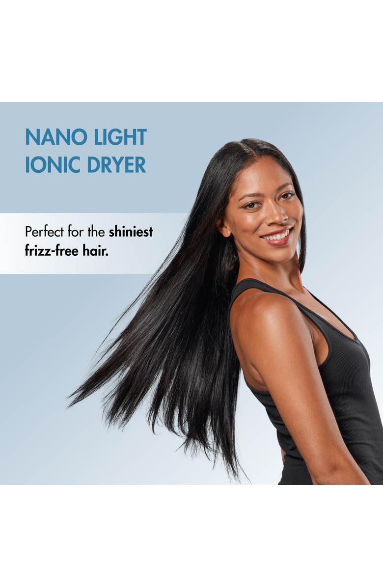BaBylissPRO Nano Titanium Nano Light Ionic Dryer, Alternate, color, Blue