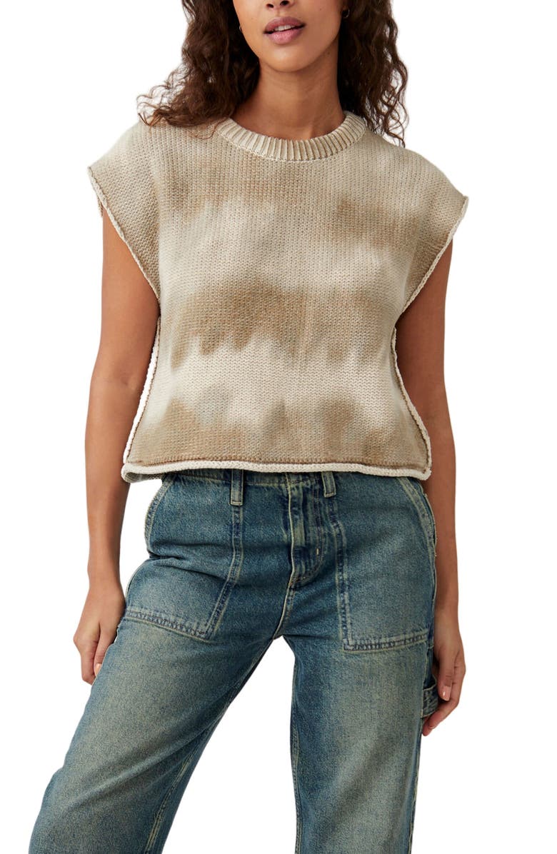 Free People Stolen Hearts Sweater Vest, Alternate, color,