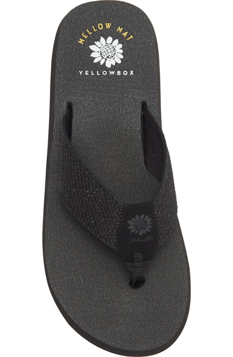 Yellow Box Premium Dax Flip Flop, Alternate, color, Black