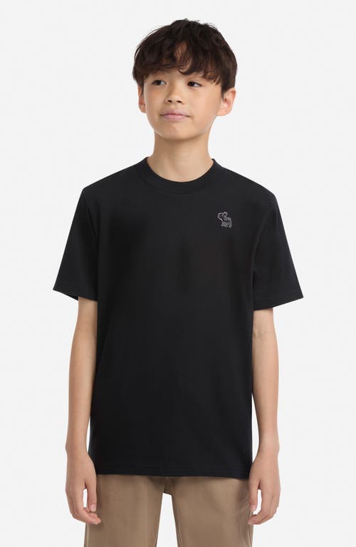 Abercrombie Kids Kids' Essential Cotton Blend T-shirt In Black