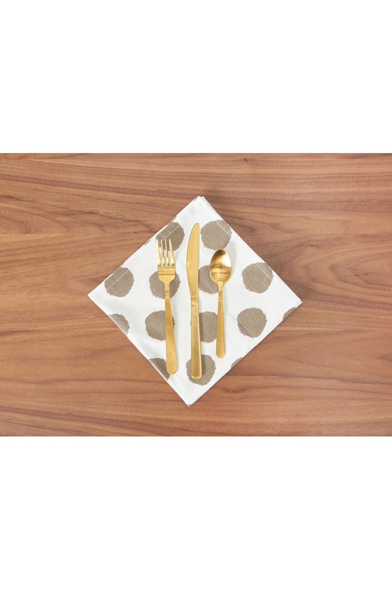 Dot Napkin, Alternate, color, Brown