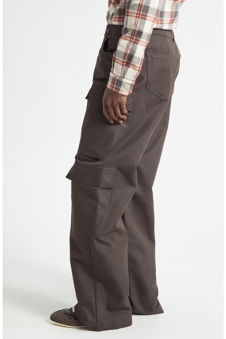 Geth Cotton & Nylon Cargo Pants, Alternate, color, DARK DUST