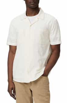 PAIGE Jacobson Stripe Jacquard Camp Shirt