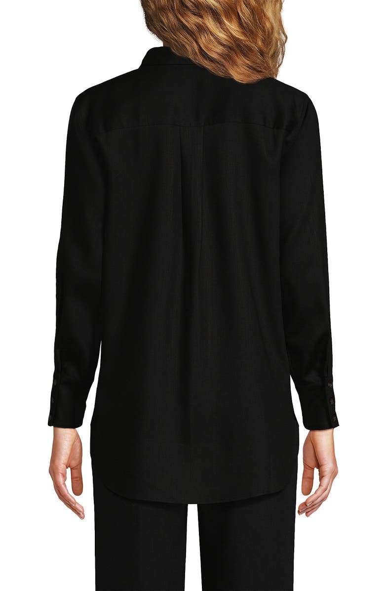 Lands' End TENCEL Fibers Twill Popover Shirt, Alternate, color, 