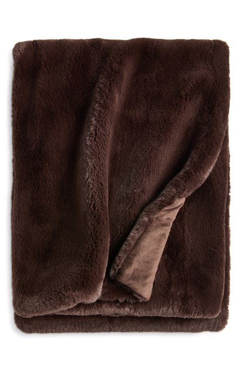 Rex Faux Fur Throw