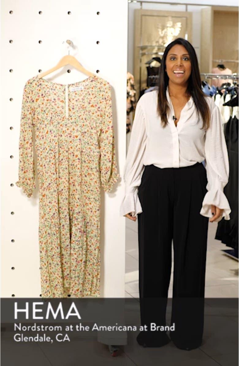 Les Fleurs Midi Dress, sales video thumbnail